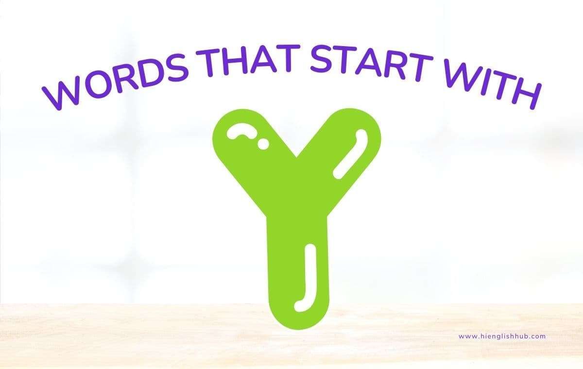 Words that start with Y