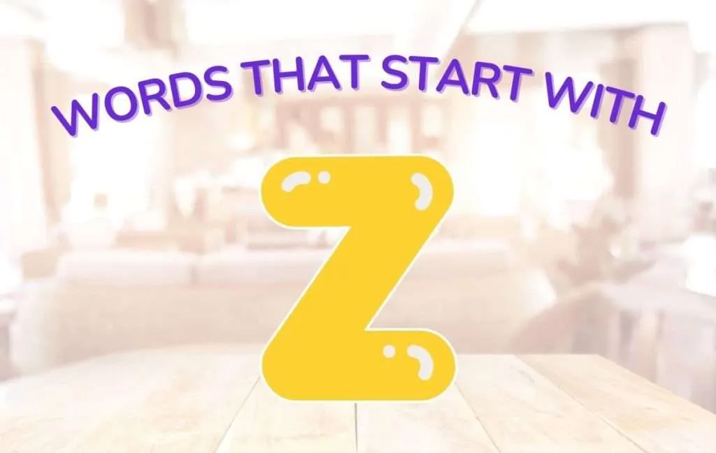 Words that start with Z