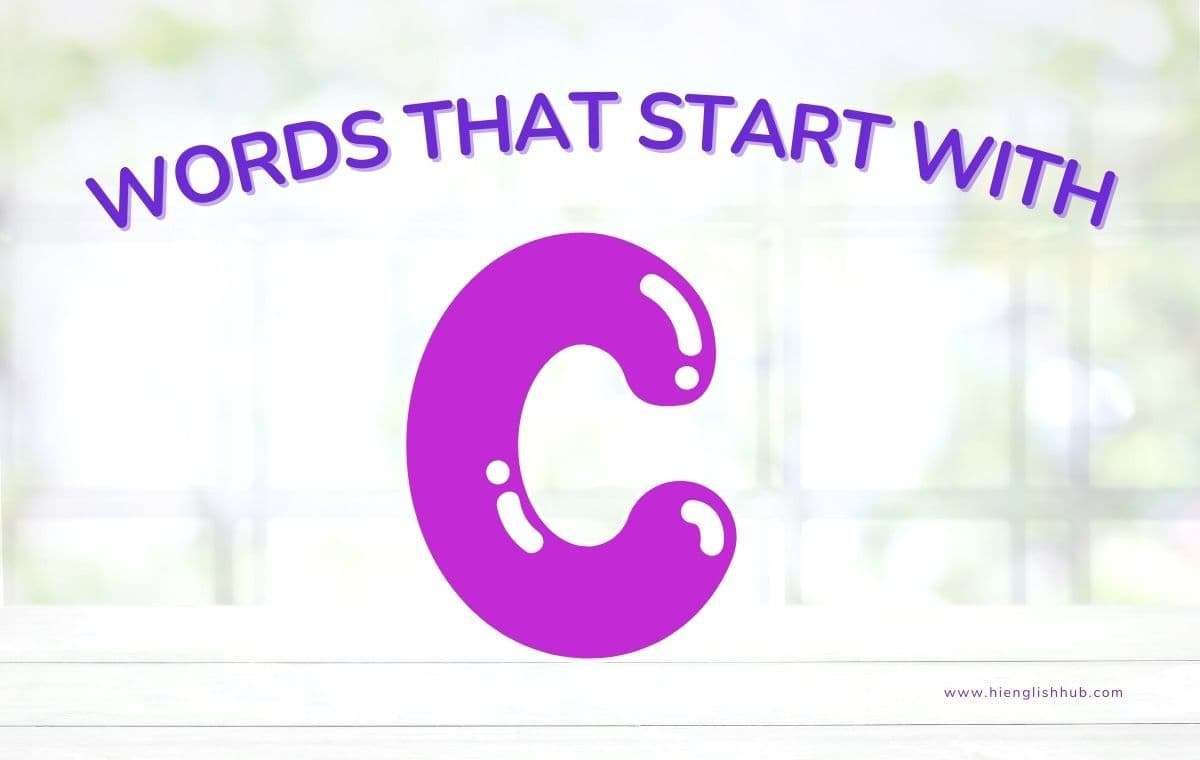 Words that start with C