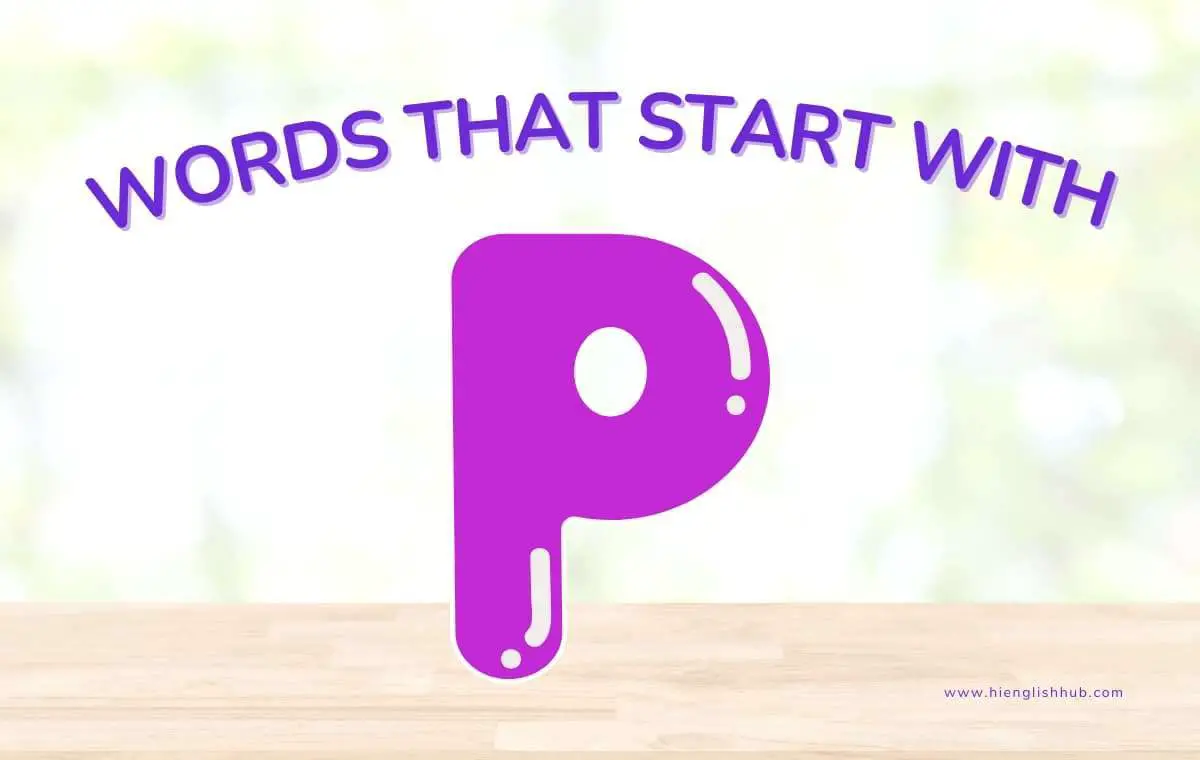 Words that start with P