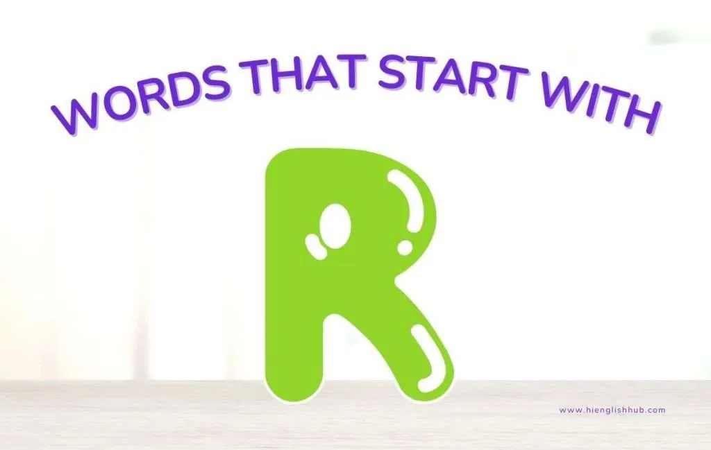 Words that start with R