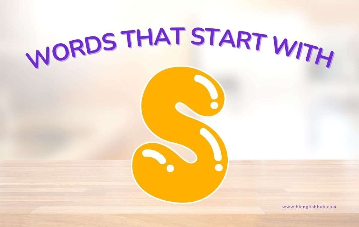 Words that start with S