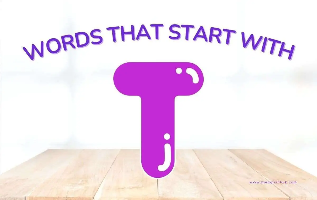 Words that start with T