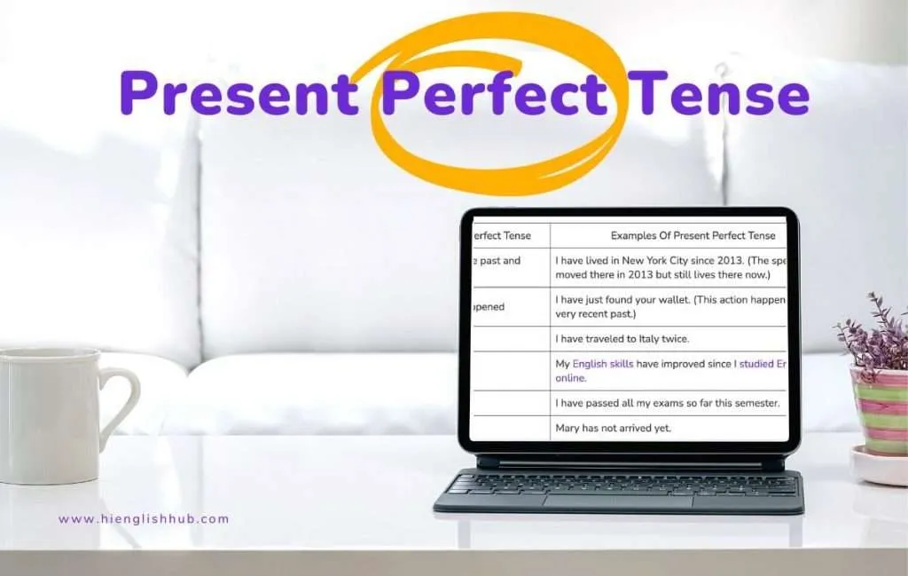 Present perfect tense