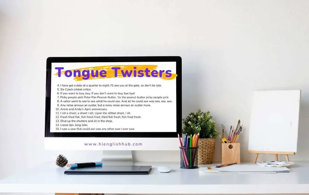 Popular tongue twisters in English