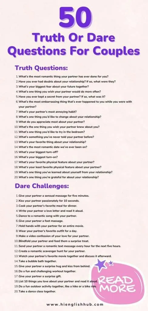 319+ Fun And Exciting Truth Or Dare Questions For All Occasions - Hi ...