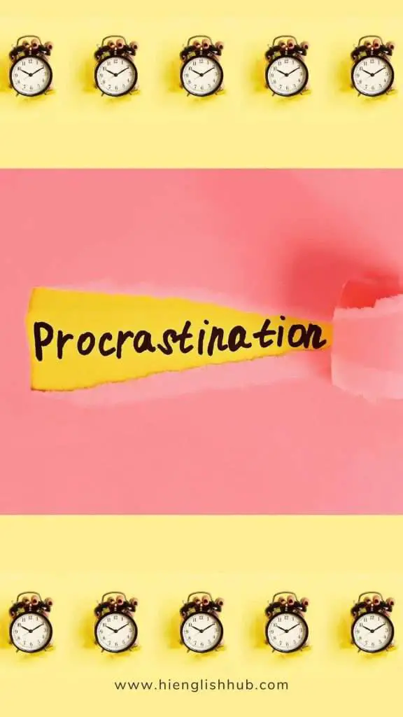 Procrastination meaning