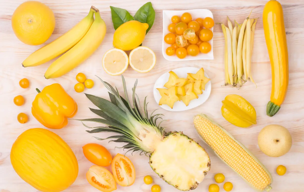 Yellow fruit name in English